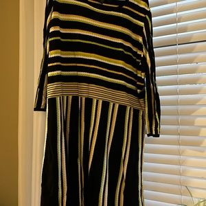 Ashley Stewart sweater dress with great stretch